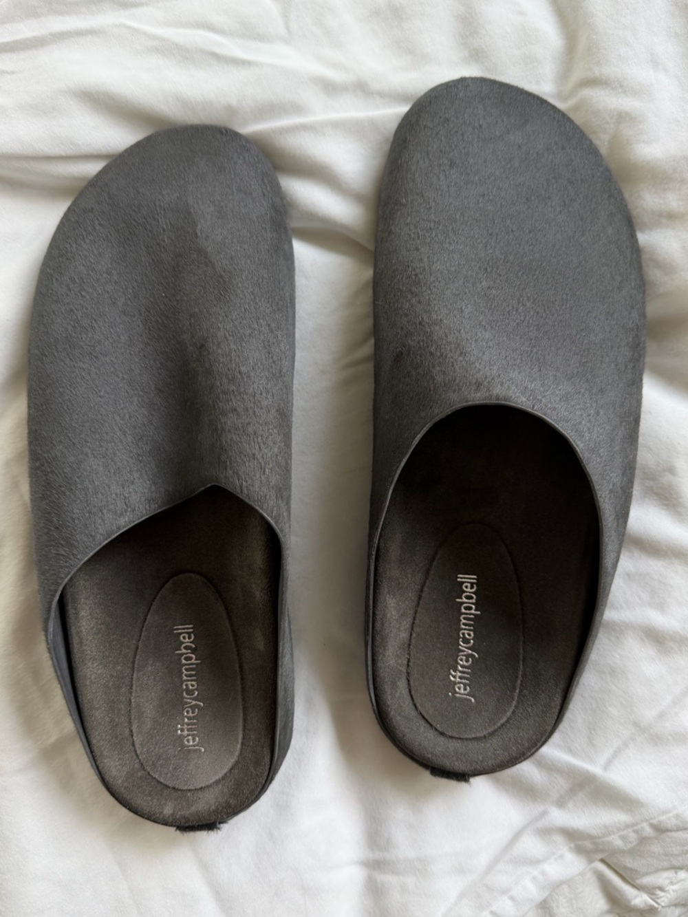 Jeffrey Campbell Black Minimalist Slip-On Mules - Picture 3 of 5
